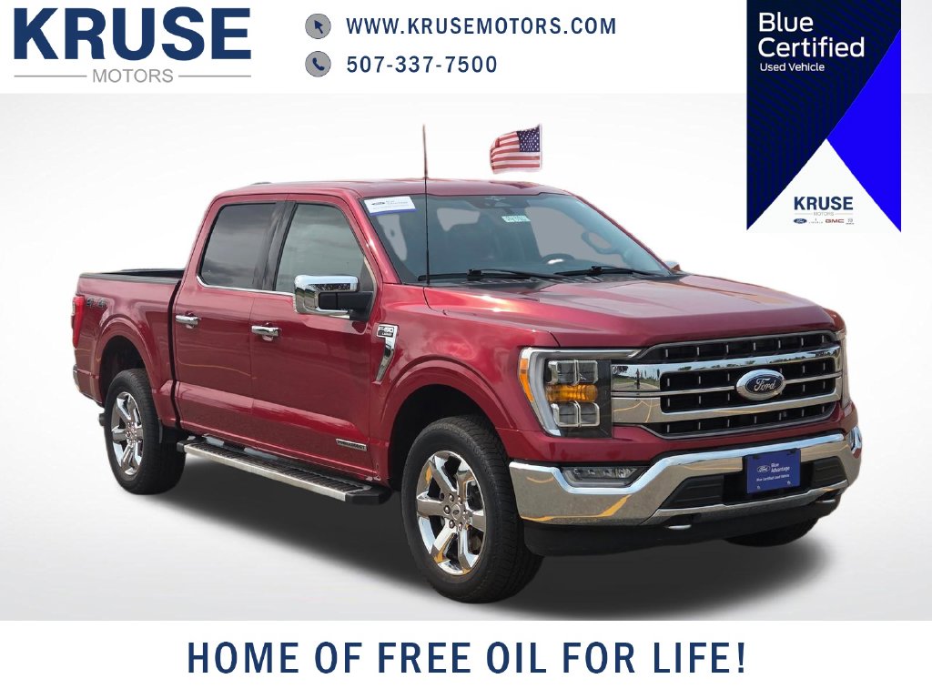 Certified 2023 Ford F-150 Lariat with VIN 1FTFW1ED6PFC15013 for sale in Marshall, Minnesota