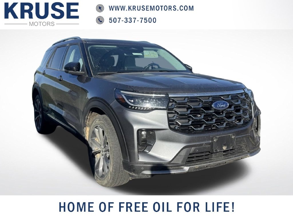 Used 2025 Ford Explorer Platinum with VIN 1FMWK8HC5SGA81214 for sale in Marshall, Minnesota