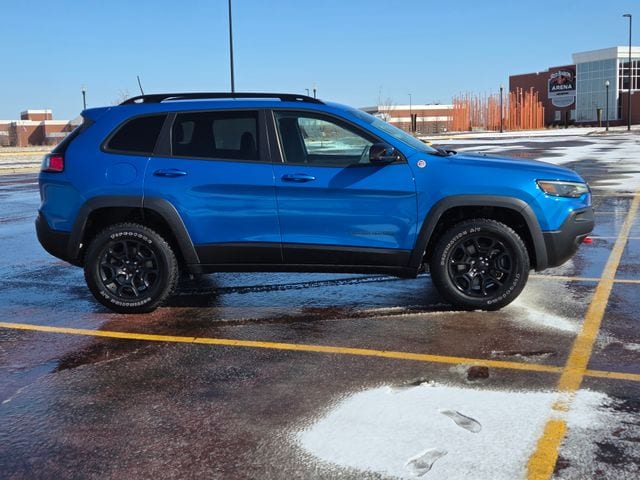 Used 2022 Jeep Cherokee Trailhawk with VIN 1C4PJMBX9ND516483 for sale in Marshall, Minnesota