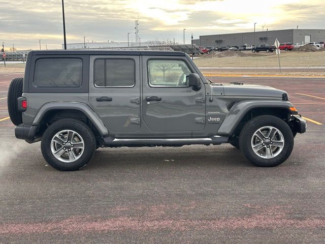 Used 2020 Jeep Wrangler Unlimited Sahara with VIN 1C4HJXEN9LW337183 for sale in Marshall, Minnesota