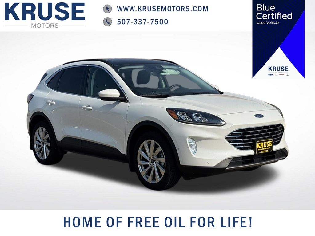 Certified 2022 Ford Escape Titanium with VIN 1FMCU9J94NUB47727 for sale in Marshall, Minnesota