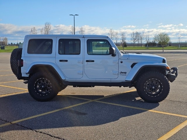Used 2022 Jeep Wrangler Unlimited Sahara Altitude with VIN 1C4HJXEM9NW239118 for sale in Marshall, Minnesota