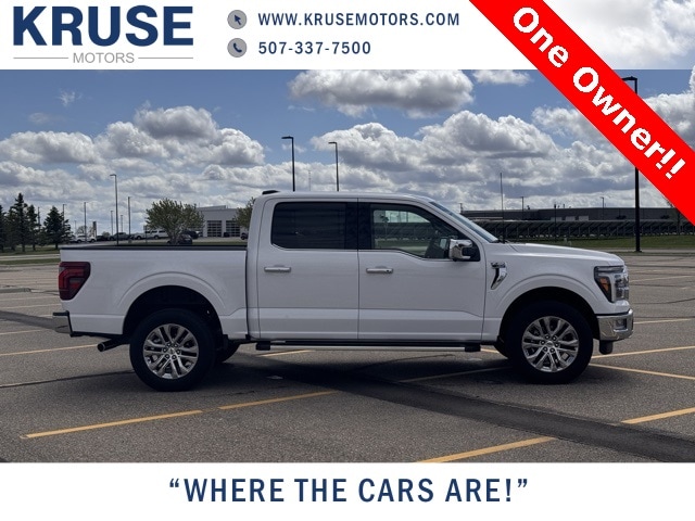 Used 2024 Ford F-150 Lariat with VIN 1FTFW5L82RKE04748 for sale in Marshall, Minnesota