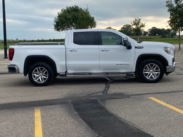 Certified 2021 GMC Sierra 1500 SLT with VIN 3GTU9DEL0MG256786 for sale in Marshall, MN