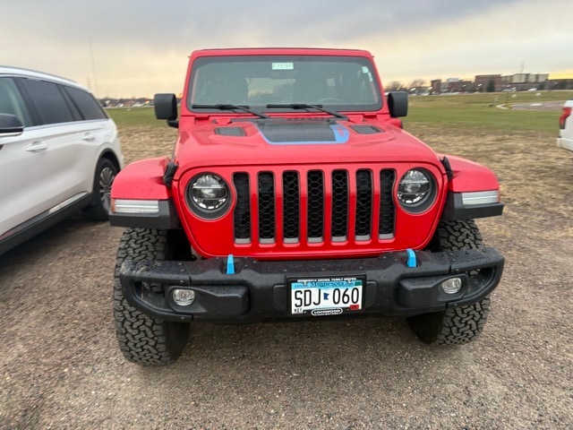 Used 2021 Jeep Wrangler Unlimited Rubicon 4XE with VIN 1C4JJXR69MW642138 for sale in Marshall, Minnesota