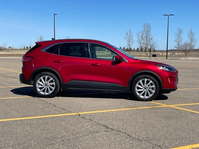 Used 2021 Ford Escape Titanium with VIN 1FMCU9J99MUA33107 for sale in Marshall, Minnesota