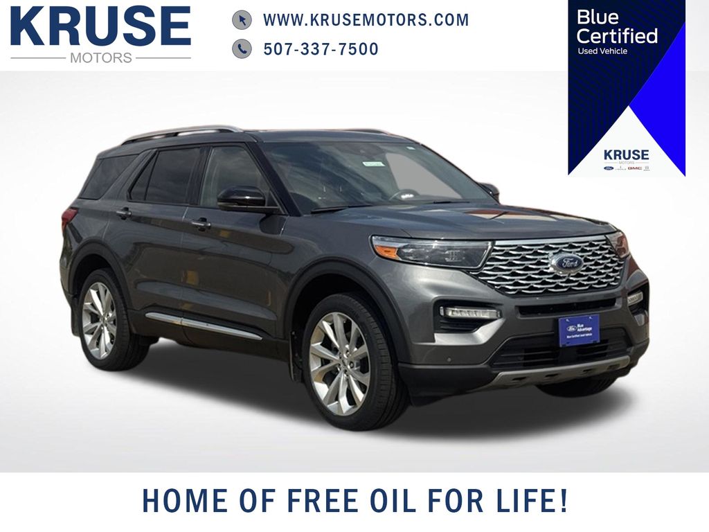Certified 2022 Ford Explorer Platinum with VIN 1FM5K8HC5NGB83838 for sale in Marshall, Minnesota