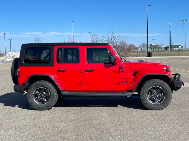 Used 2018 Jeep All-New Wrangler Unlimited Sahara with VIN 1C4HJXEG3JW302766 for sale in Marshall, Minnesota