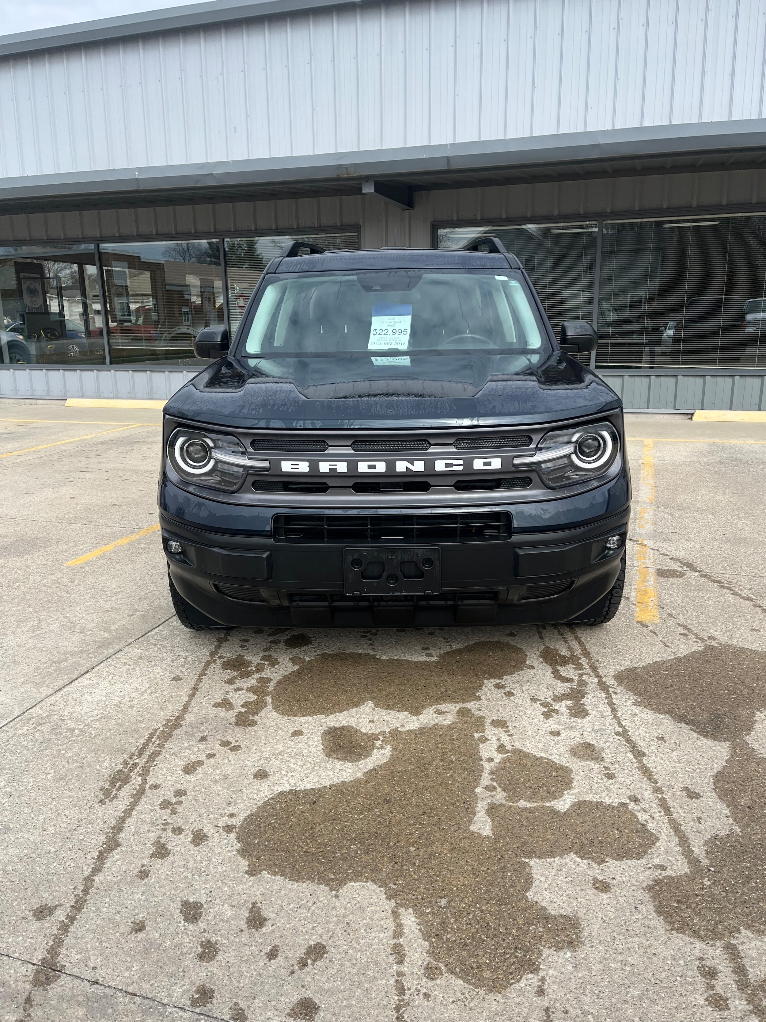 Used 2022 Ford Bronco Sport Big Bend with VIN 3FMCR9B60NRD76919 for sale in Fairbury, IL