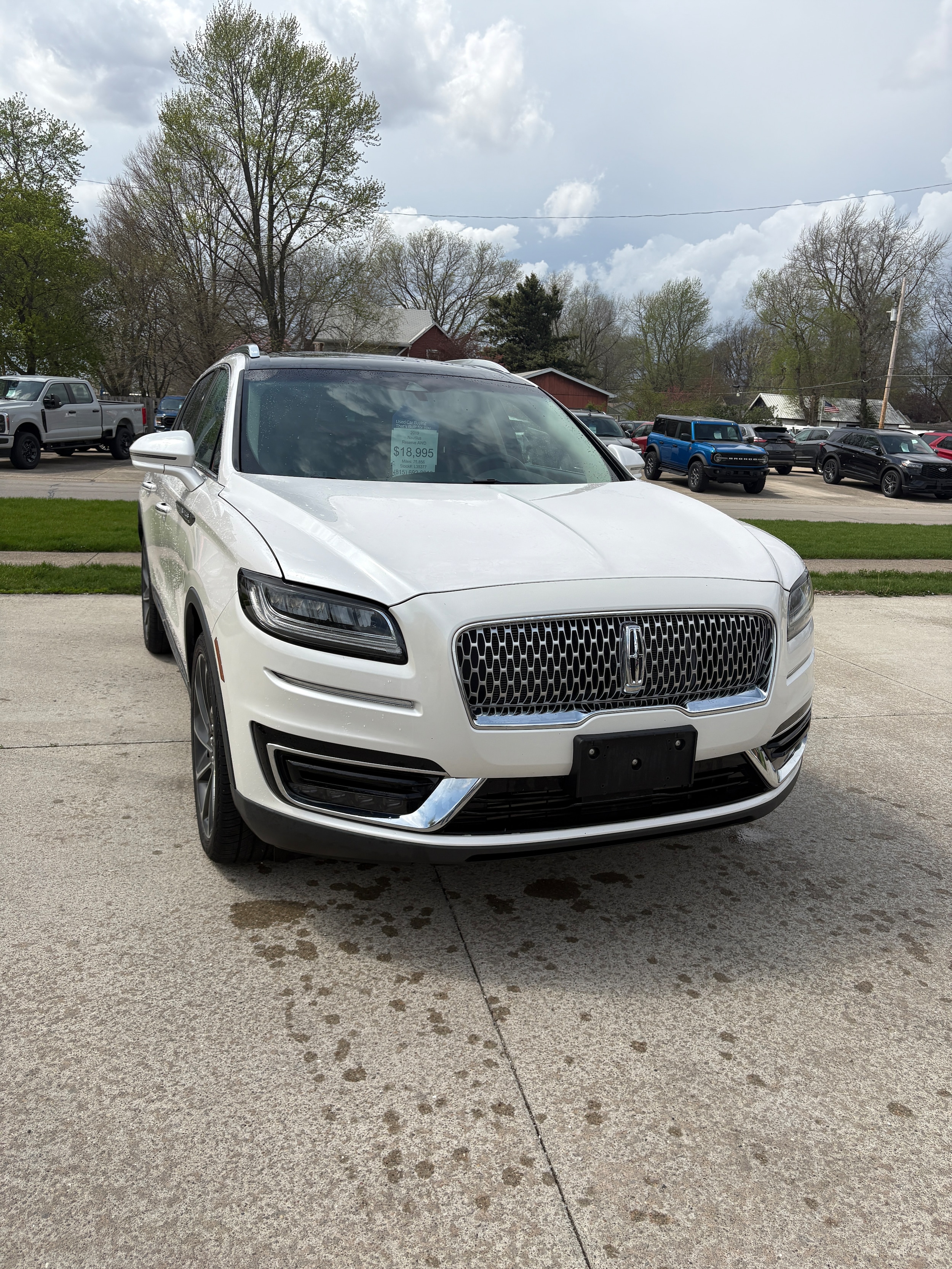 2019 Lincoln Nautilus Reserve
