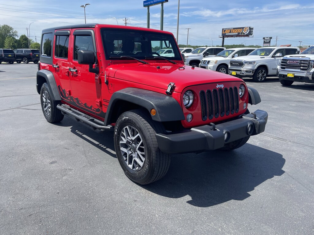 Used 2016 Jeep Wrangler JK Unlimited Sport 4X4 SUV
