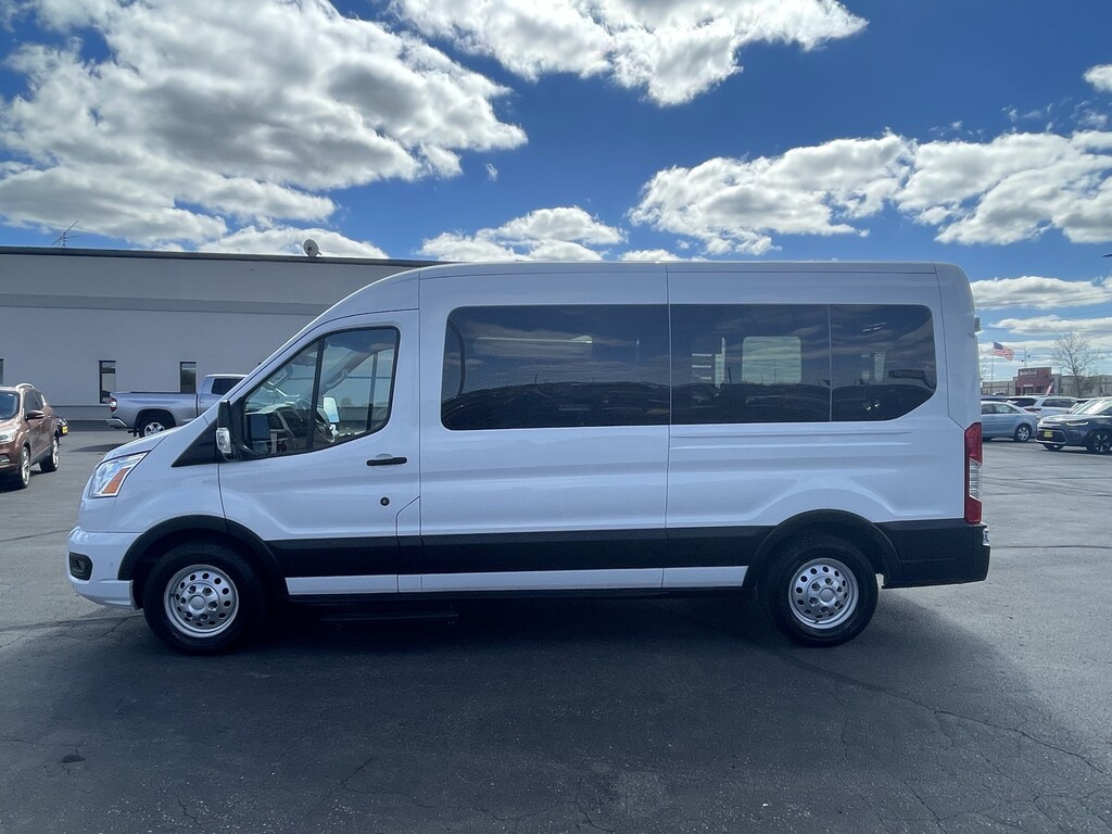 Used 2021 Ford Transit-350 Passenger Wagon Medium Roof Van