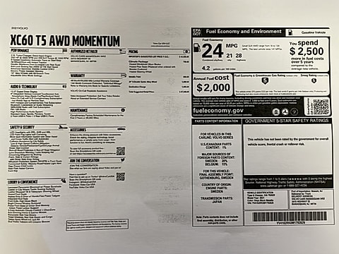 2021 Volvo XC60 Momentum