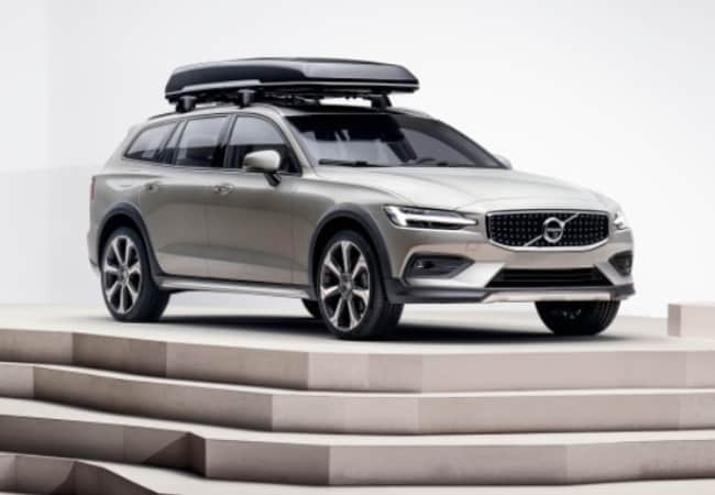 Volvo V60 Cross Country Wagon with a Roof Rack