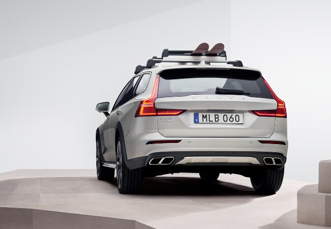 The back side of the Volvo V60 Cross Country Wagon
