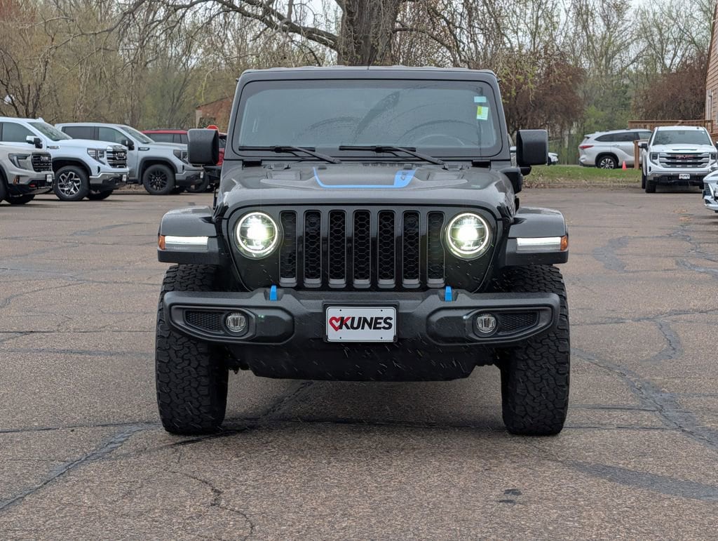 Used 2022 Jeep Wrangler Unlimited Rubicon 4XE with VIN 1C4JJXR69NW114469 for sale in Apple Valley, Minnesota