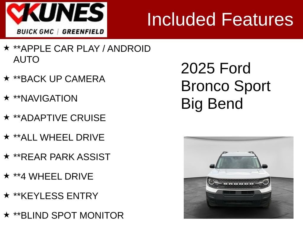 Used 2025 Ford Bronco Sport Big Bend