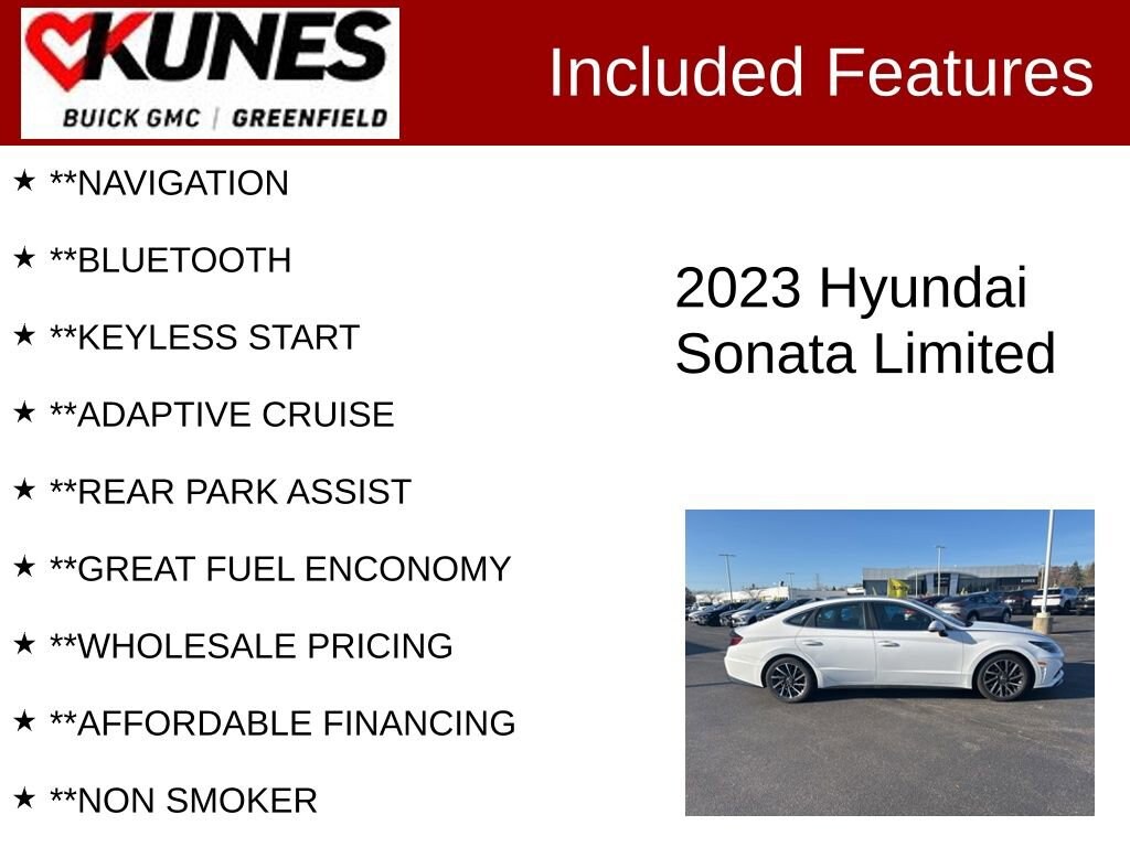 Used 2023 Hyundai Sonata Limited