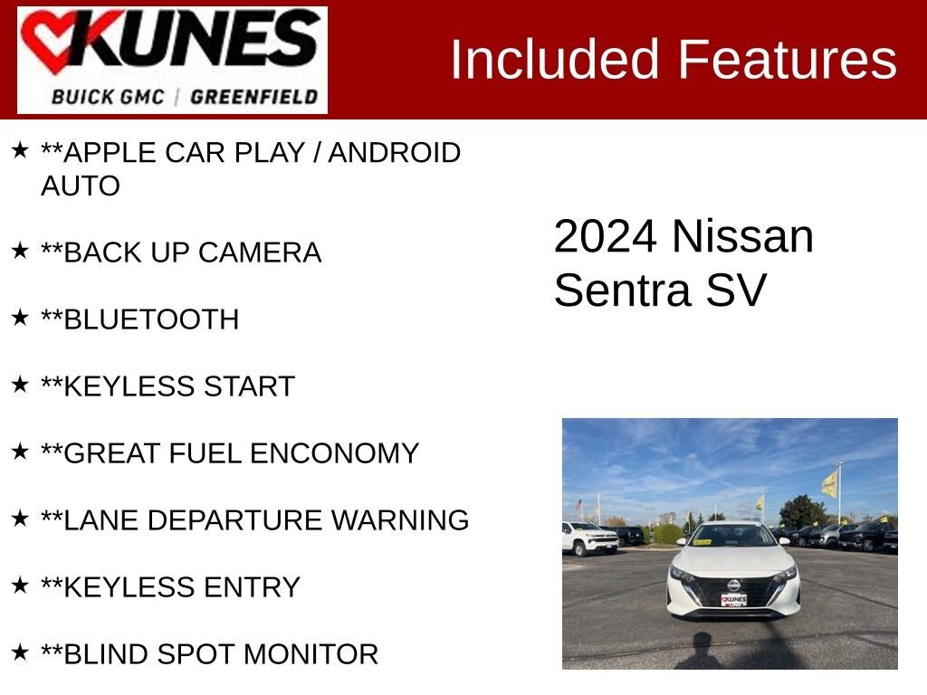 Used 2024 Nissan Sentra SV