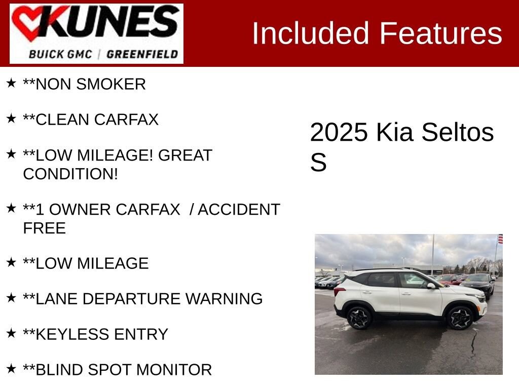 Used 2025 Kia Seltos S