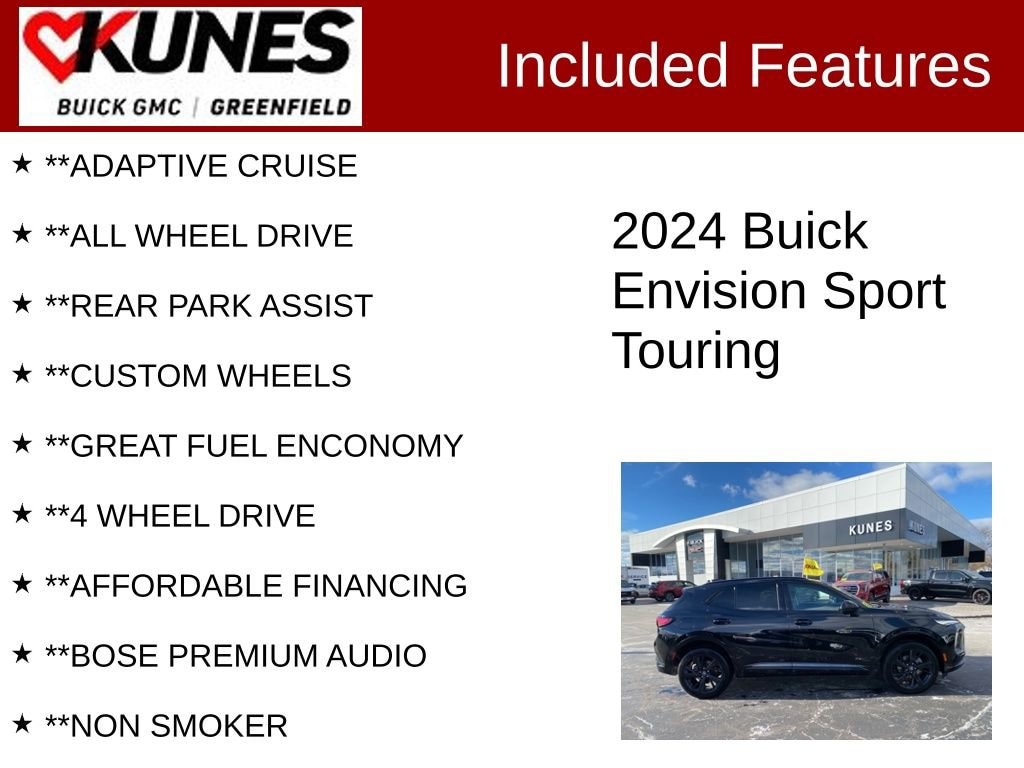 Used 2024 Buick Envision Sport Touring SUV
