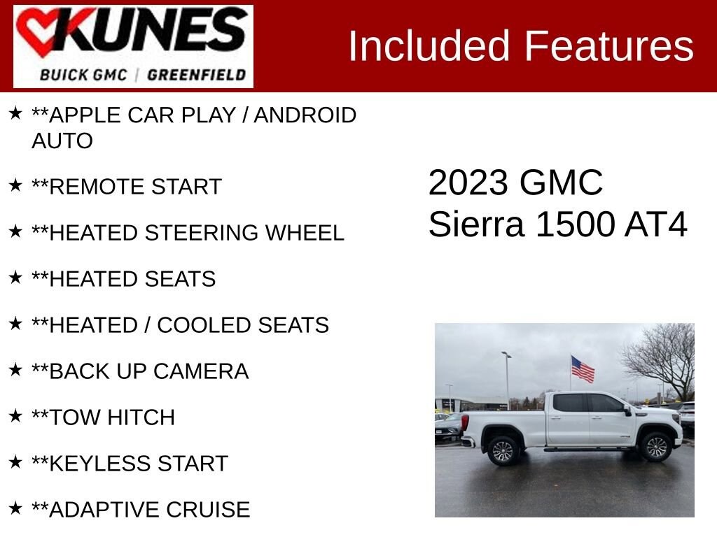 Used 2023 GMC Sierra 1500 AT4 Truck