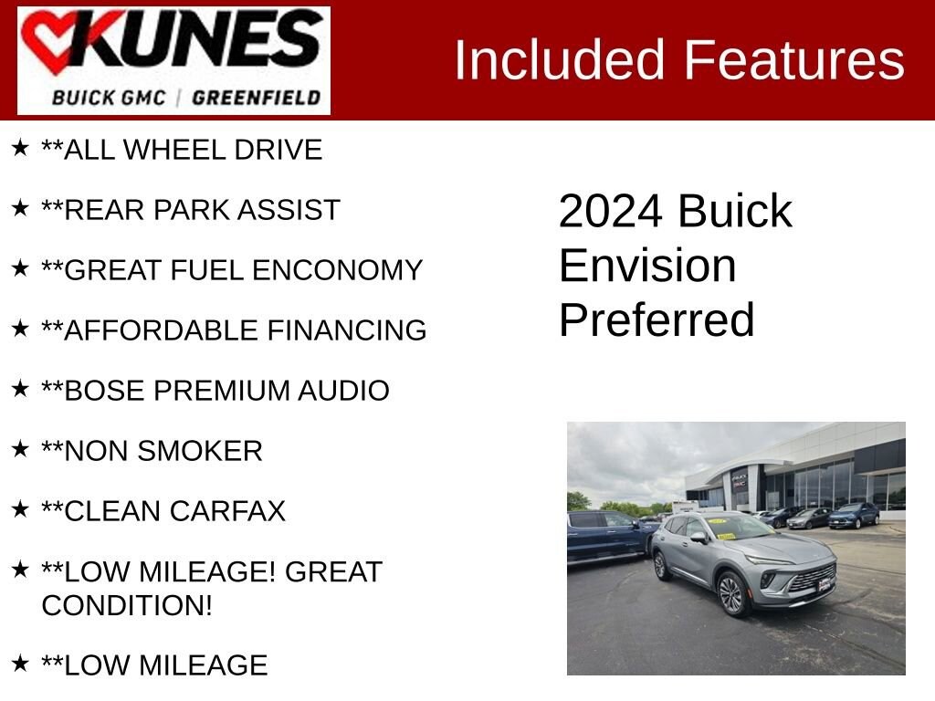 Used 2024 Buick Envision Preferred SUV