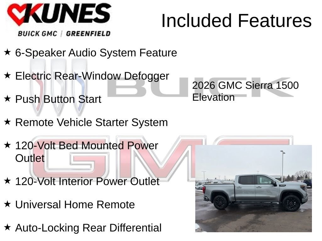 New 2026 GMC Sierra 1500 Elevation Truck