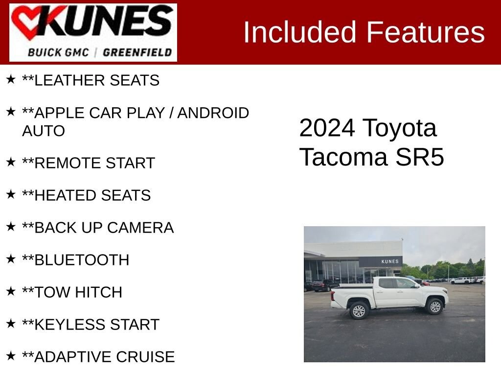 Used 2024 Toyota Tacoma 4WD SR5