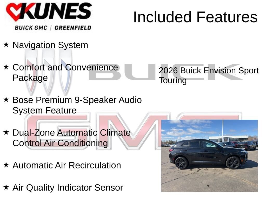 New 2026 Buick Envision Sport Touring SUV