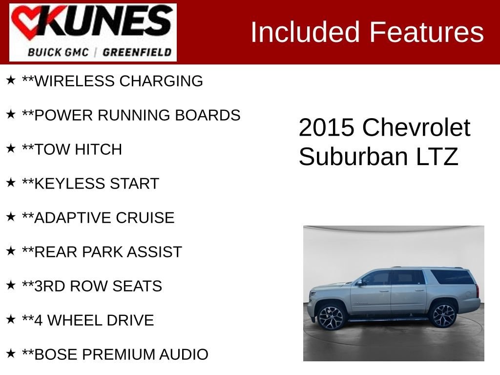 Used 2015 Chevrolet Suburban LTZ SUV