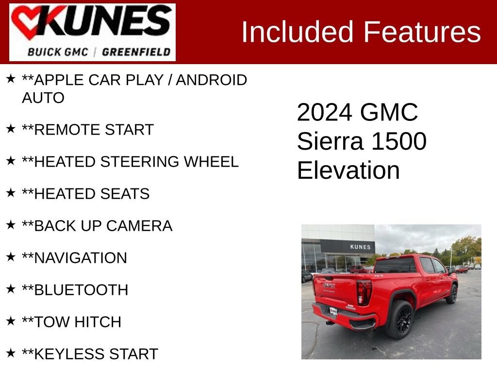 Used 2024 GMC Sierra 1500 Elevation Truck