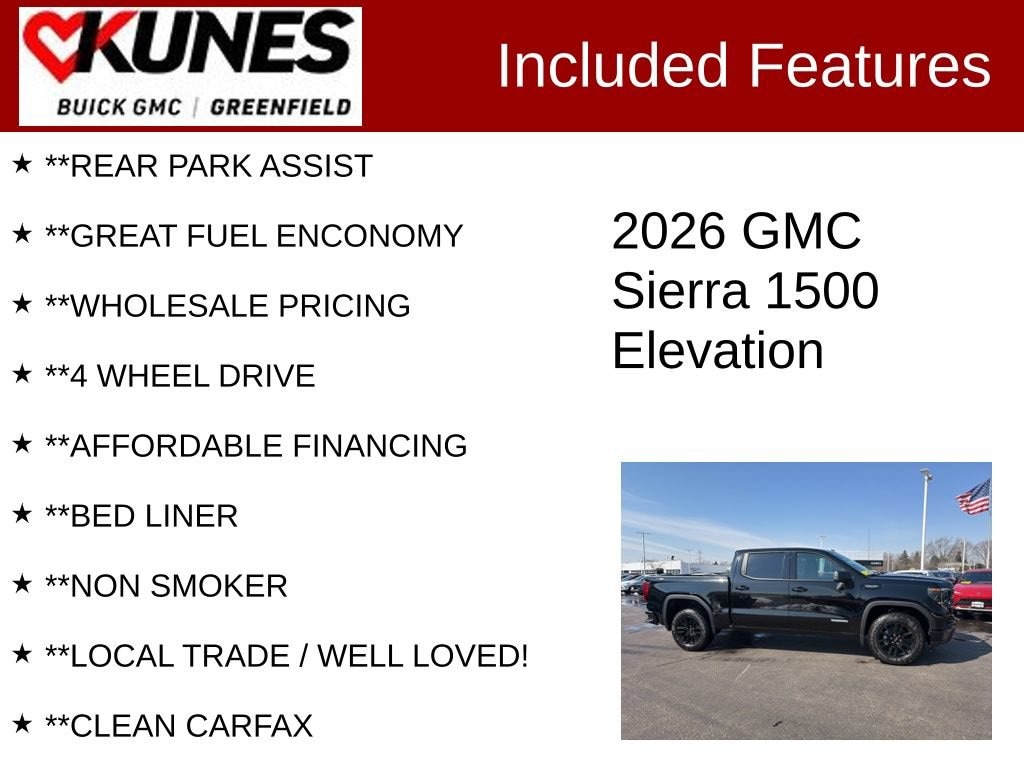 Used 2026 GMC Sierra 1500 Elevation Truck