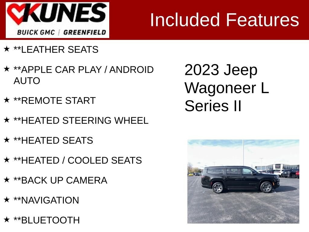 Used 2023 Jeep Wagoneer L Series II