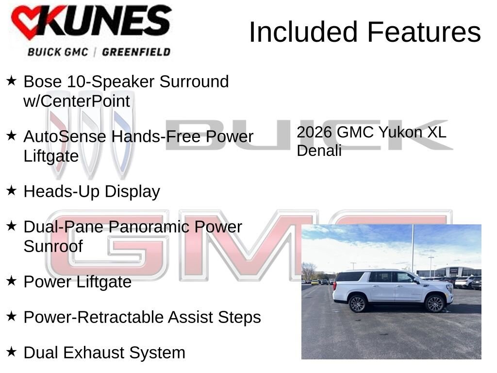 New 2026 GMC Yukon XL Denali SUV