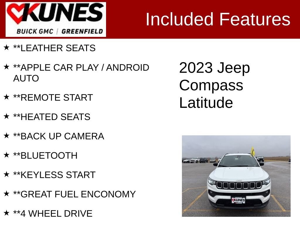 Used 2023 Jeep Compass Latitude