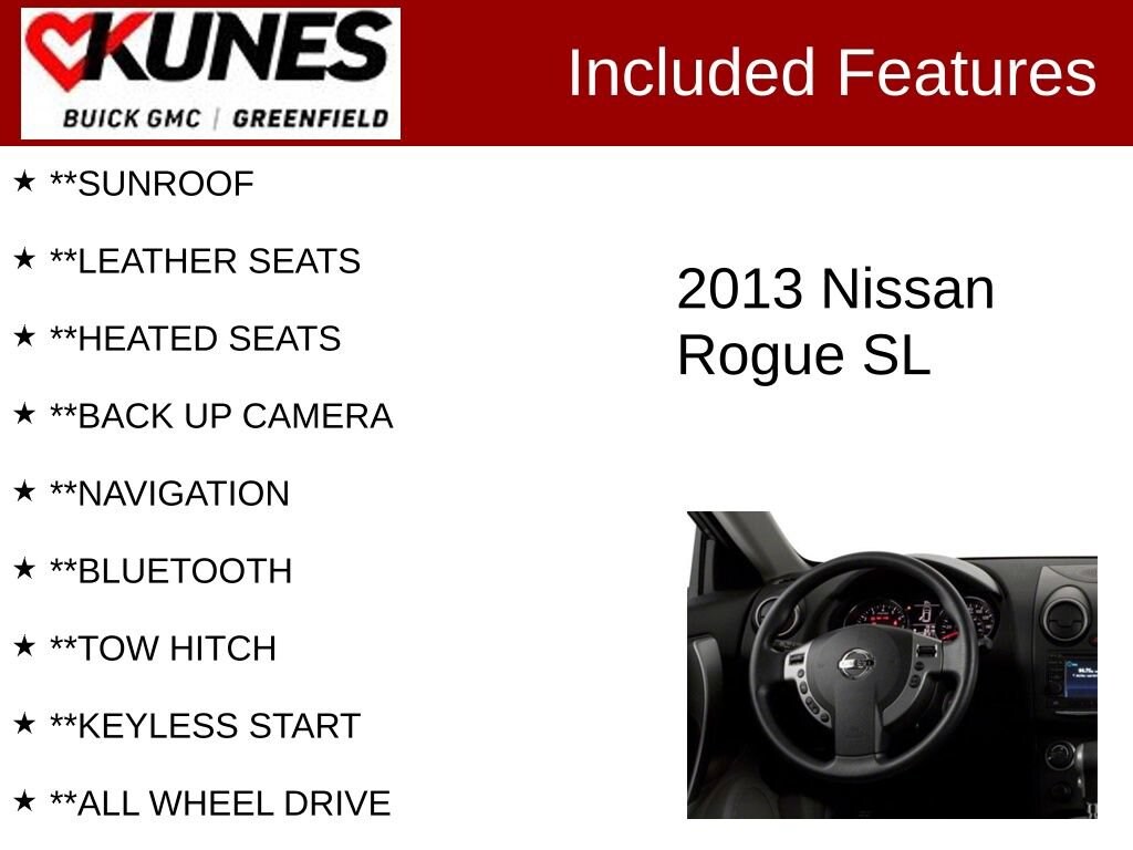 Used 2013 Nissan Rogue SL