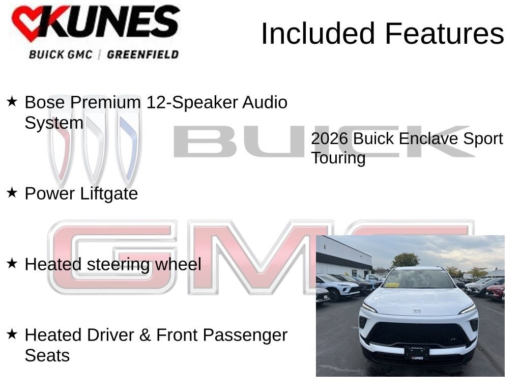 New 2026 Buick Enclave Sport Touring SUV
