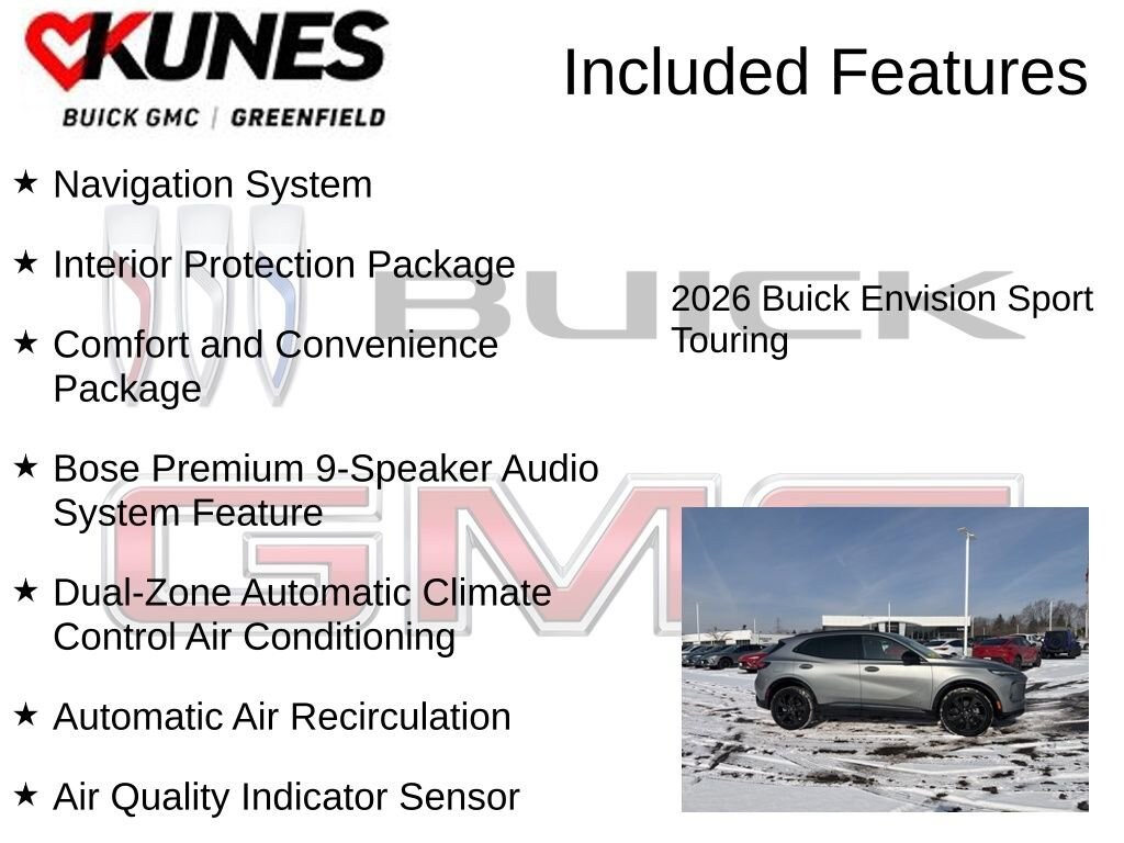 New 2026 Buick Envision Sport Touring SUV