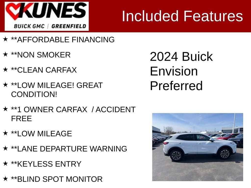 Used 2024 Buick Envision Preferred SUV
