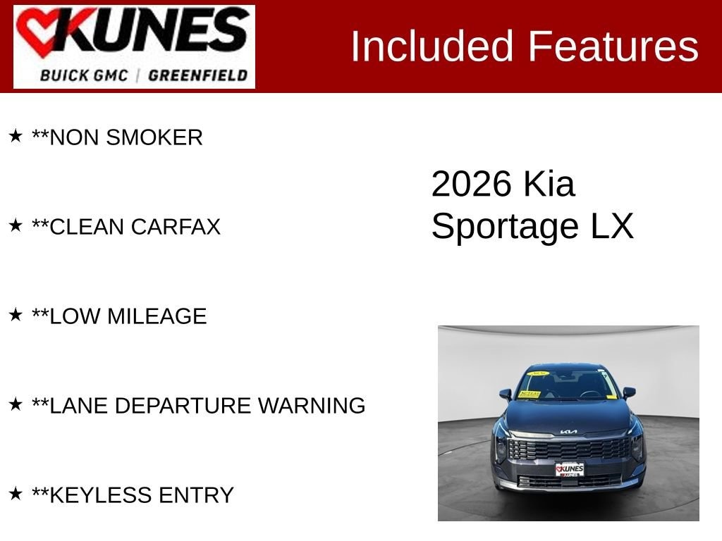 Used 2026 Kia Sportage LX