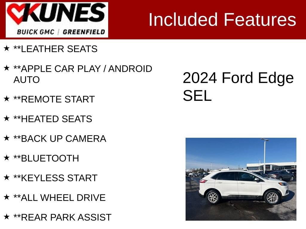 Used 2024 Ford Edge SEL