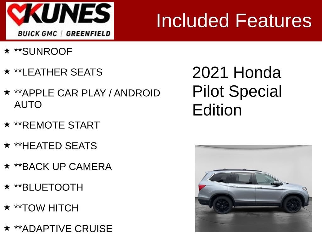 Used 2021 Honda Pilot Special Edition