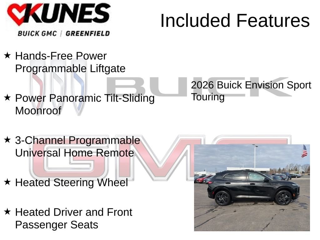 New 2026 Buick Envision Sport Touring SUV