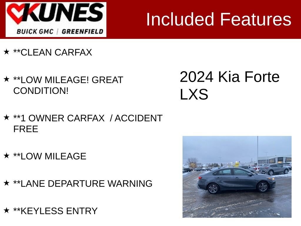 Used 2024 Kia Forte LXS