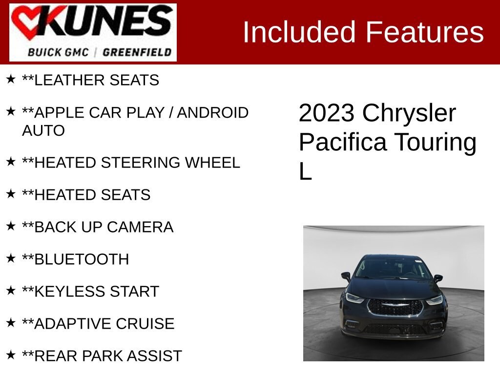 Used 2023 Chrysler Pacifica Touring L