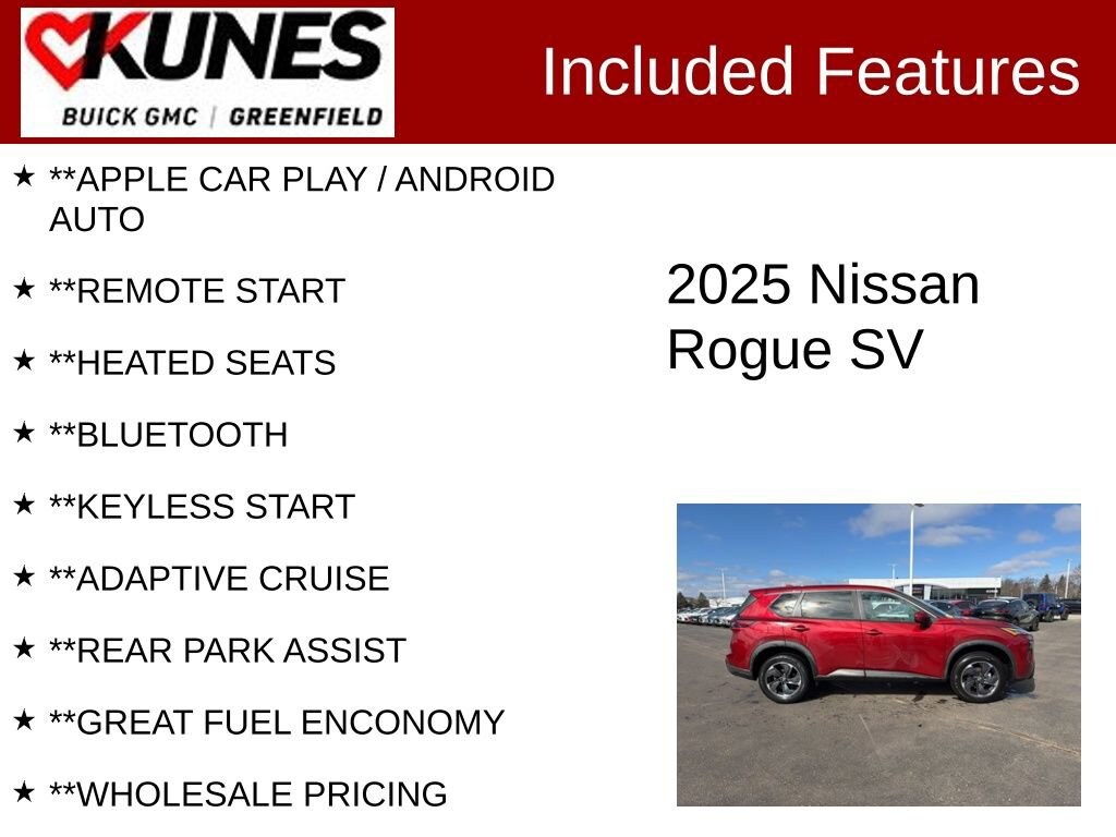 Used 2025 Nissan Rogue SV