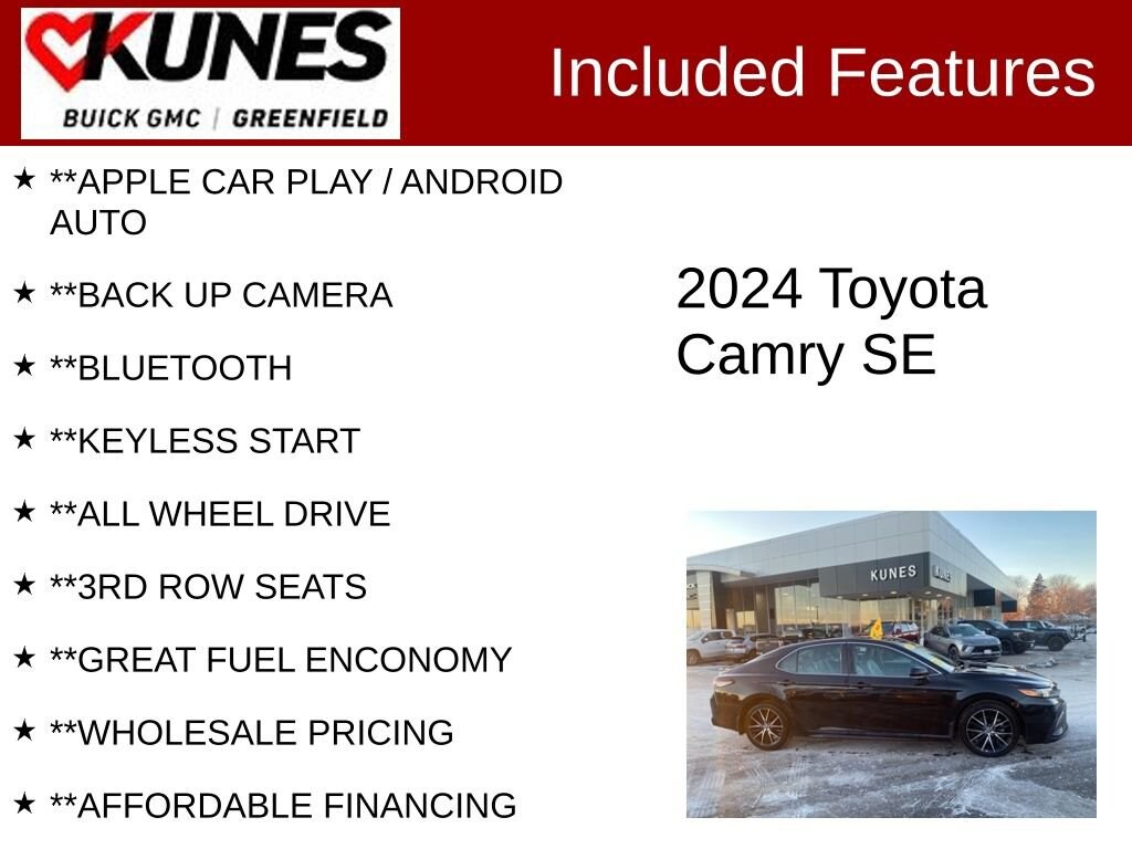 Used 2024 Toyota Camry SE