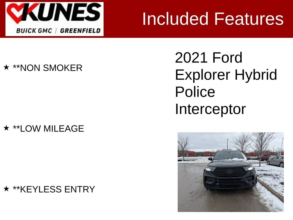 Used 2021 Ford Police Interceptor Utilit 4DR AWD