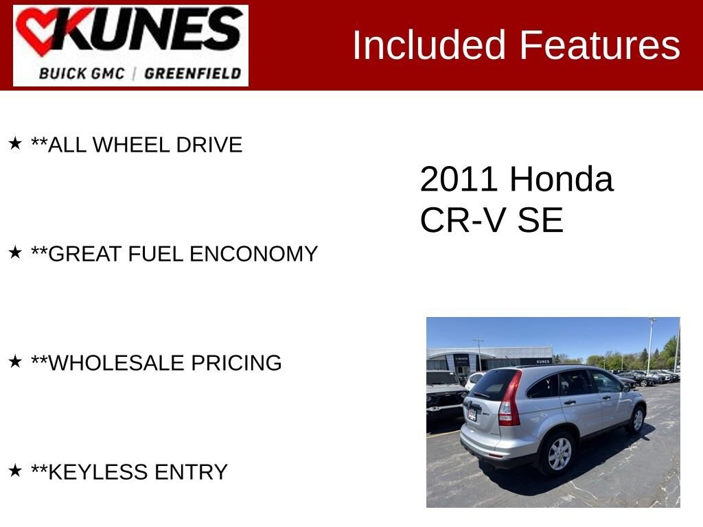 Used 2011 Honda CR-V SE